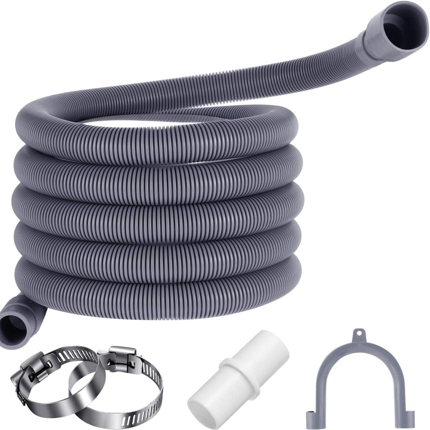 5 Foot Corrugated Washing Machine Drain Hose Kit, from Drains Company