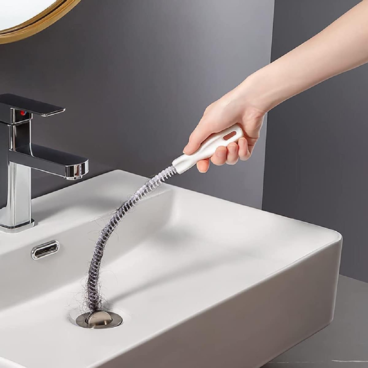 6 in 1 Sink Snake Kit with 150cm Drain Auger and Claw Grabber: image 5