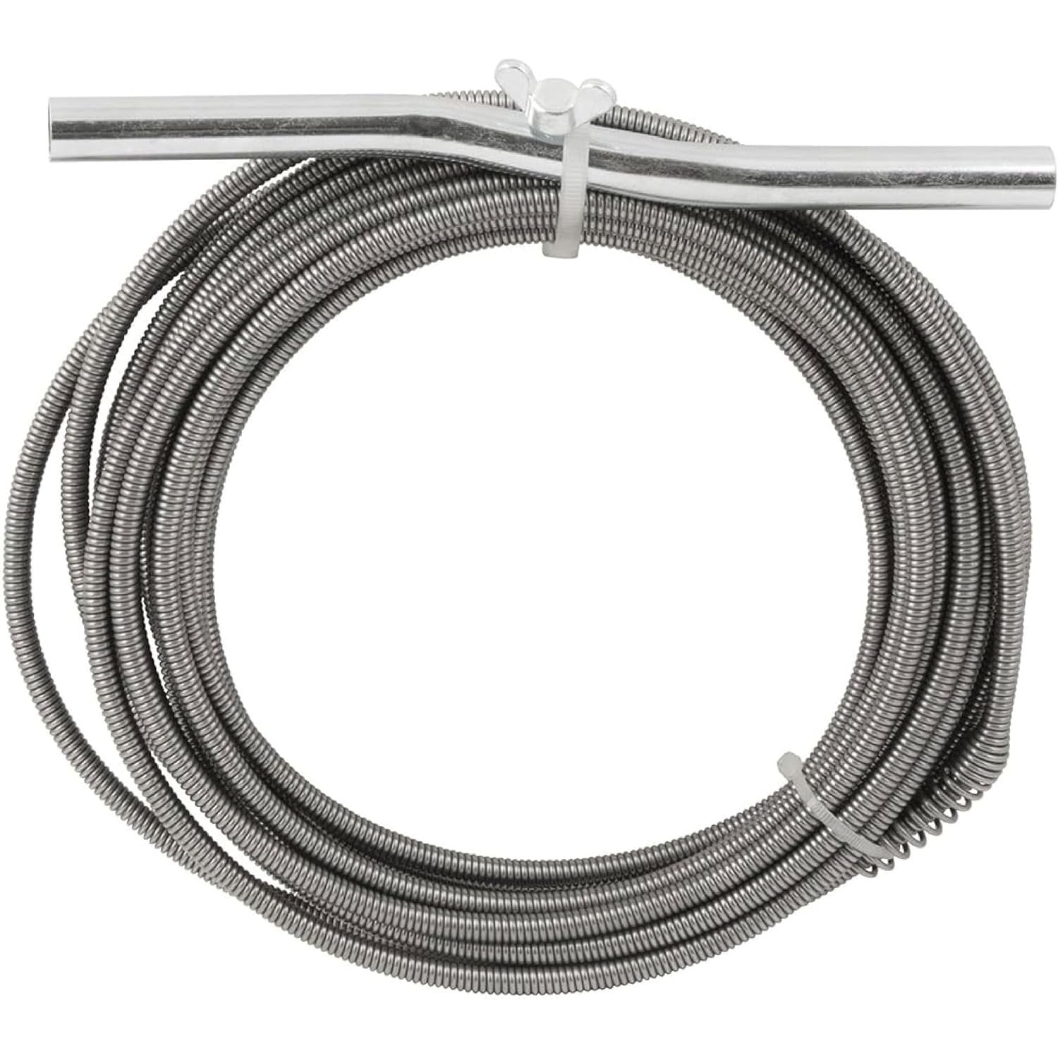 25 Foot Hand Drain Auger with Galvanized Crank Handle