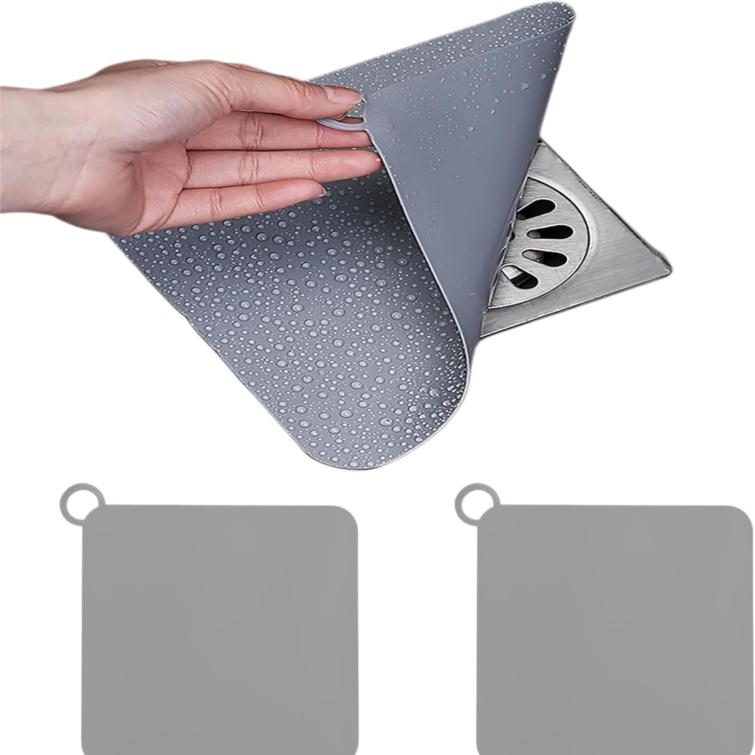 Silicone Floor Drain Cover 20cm, 2 Pack