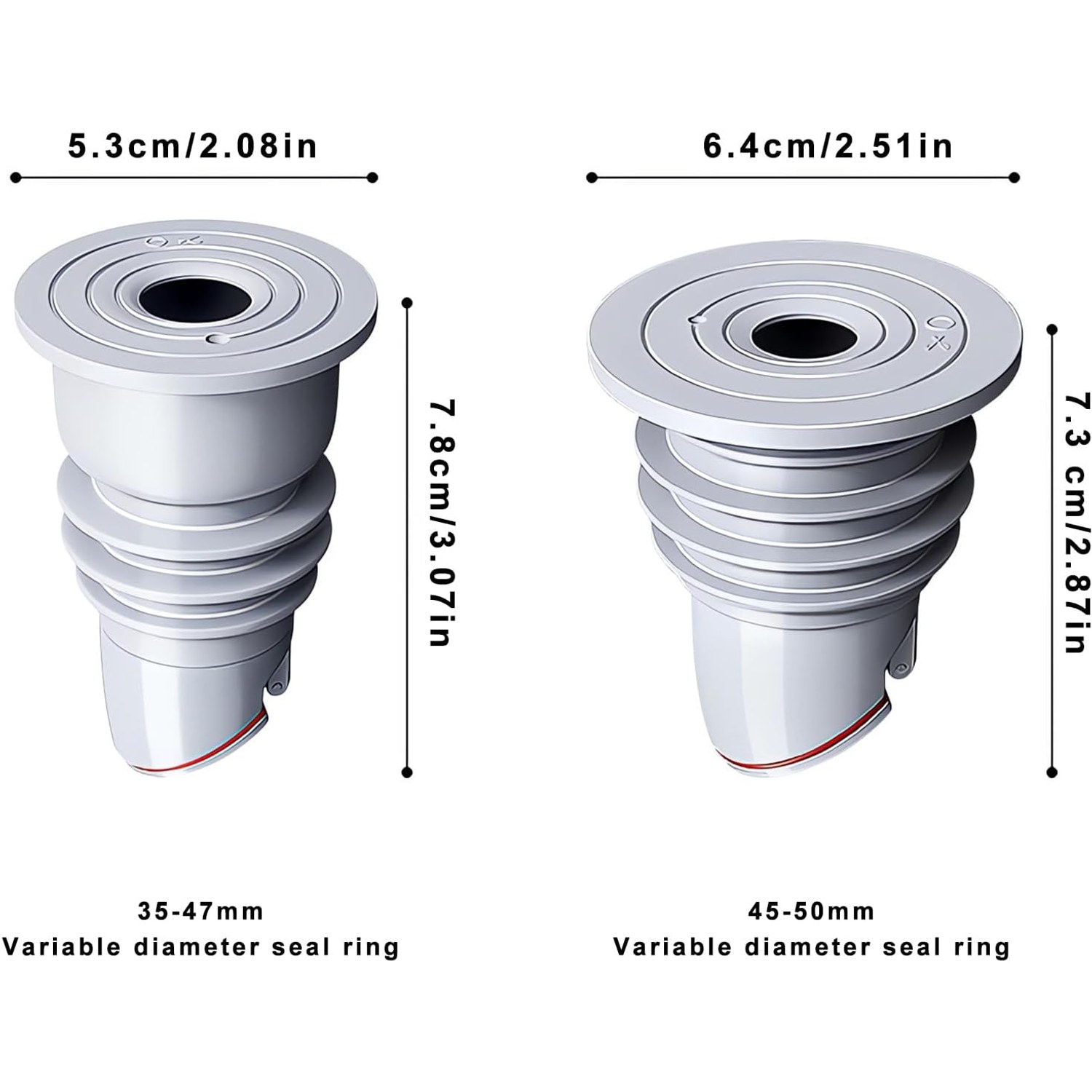 Washing Machine Drain Hose Seal (45-50mm Standpipe): image 5