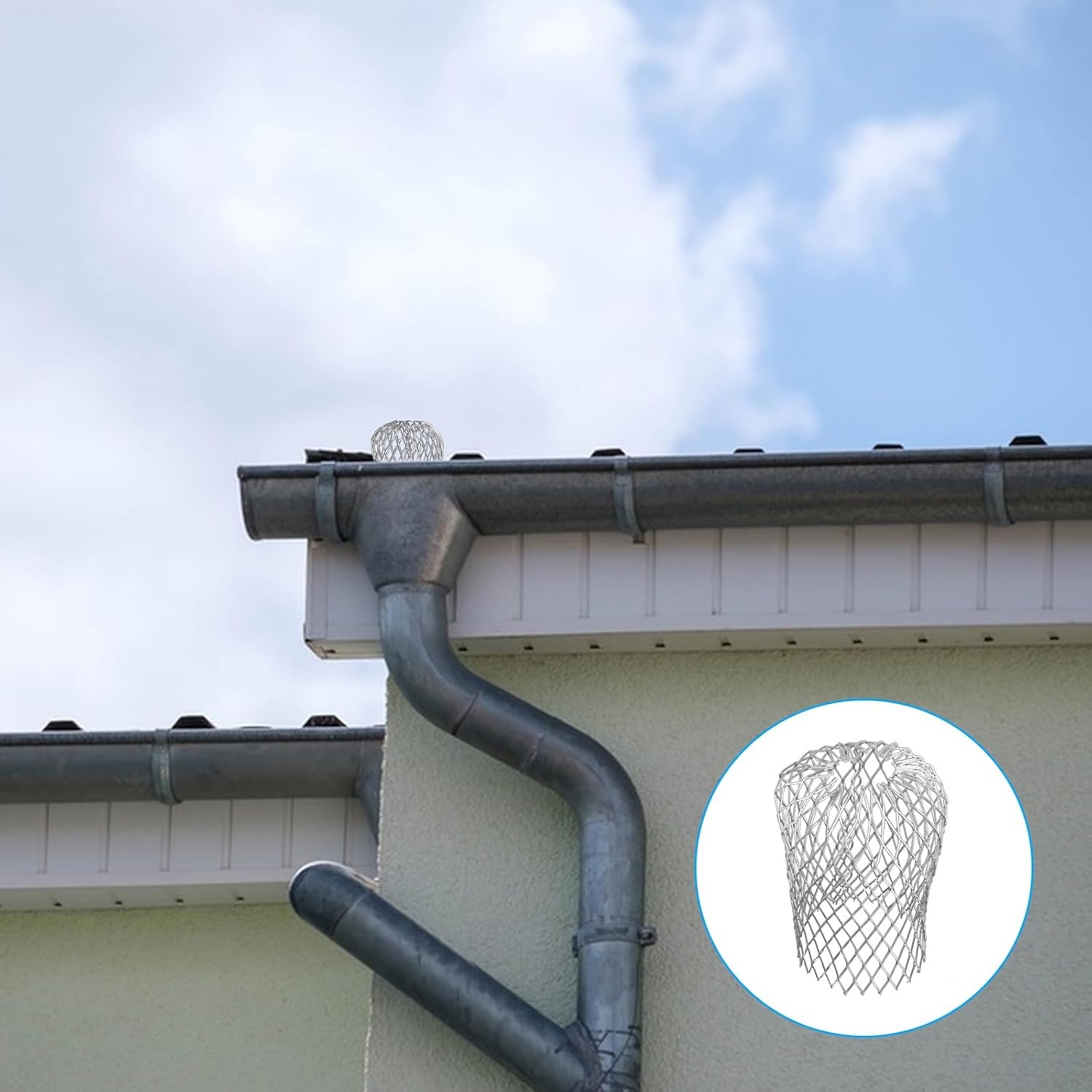 Aluminium Downpipe Leaf Guard 4 Pack: image 6