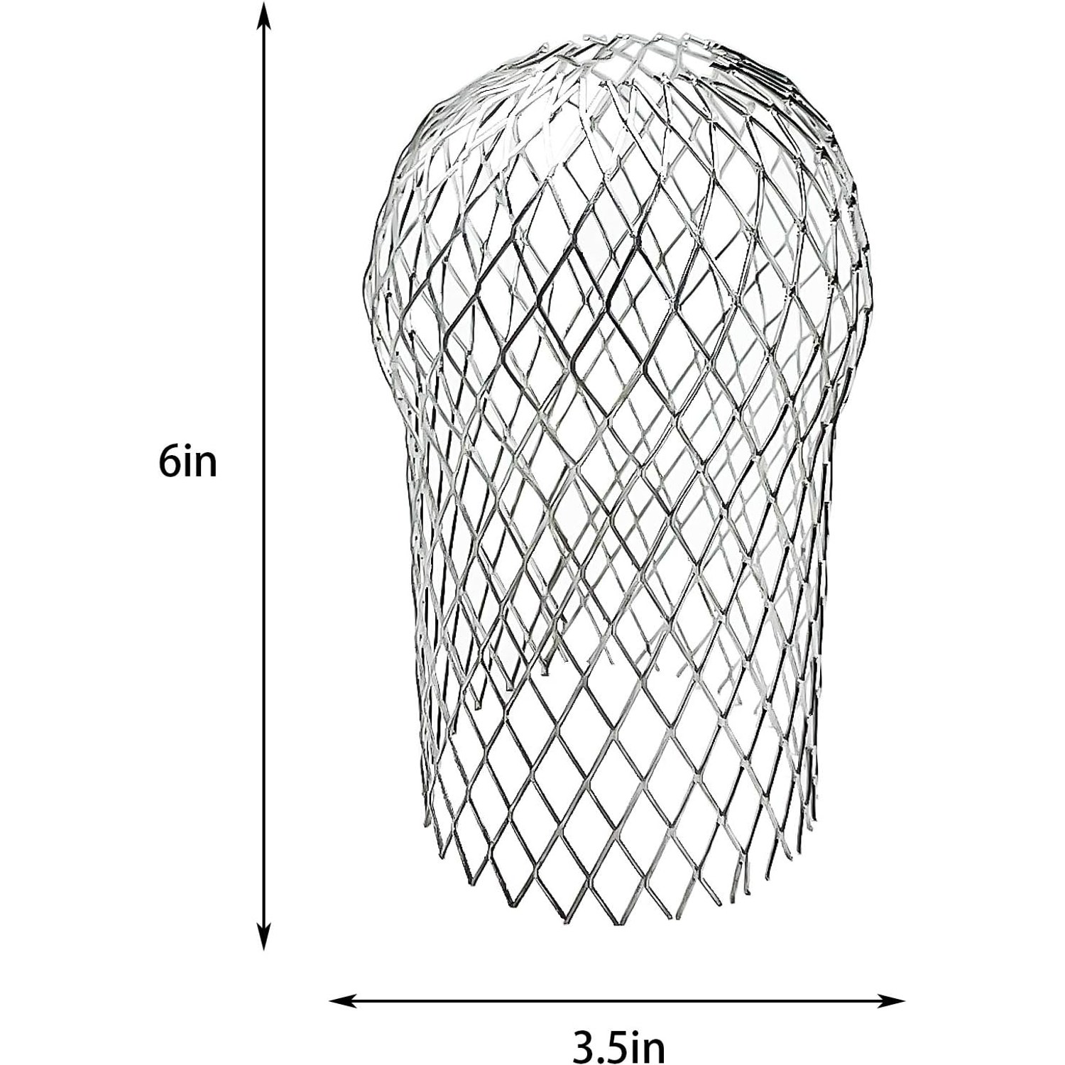 Aluminium Downpipe Leaf Guard 8 Pack: image 2
