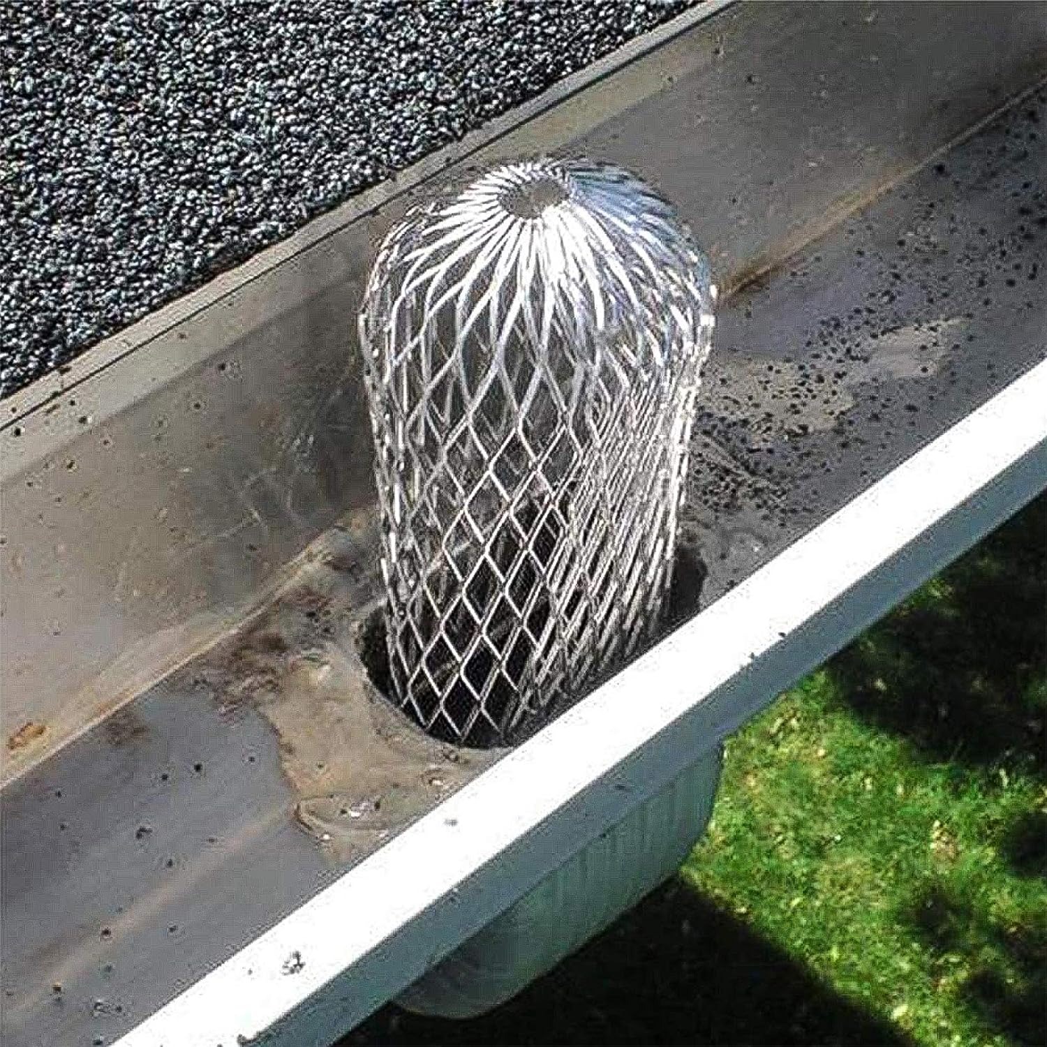 Aluminium Downpipe Leaf Guard 8 Pack: image 5