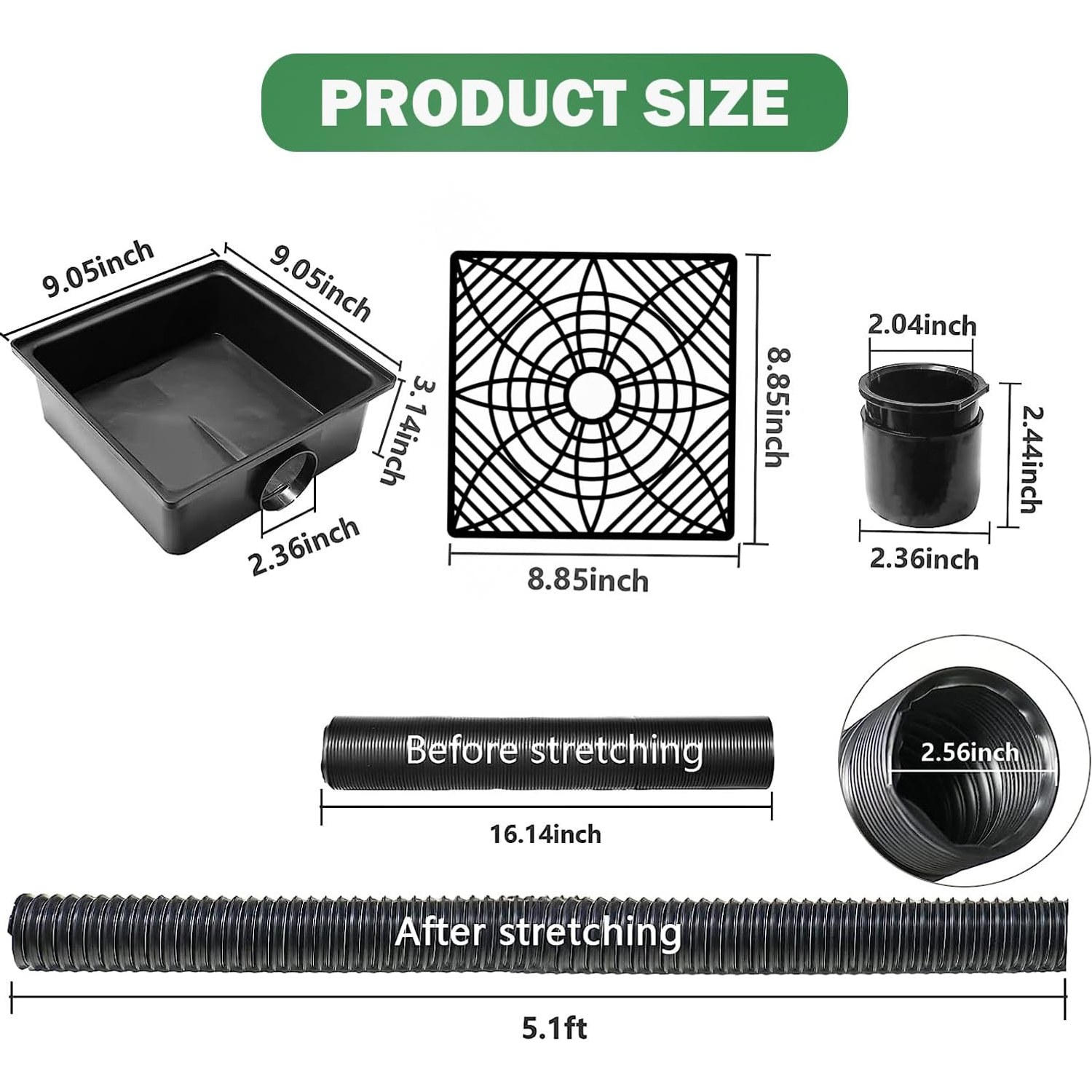 Downpipe Extension with Catch Basin Kit: image 2