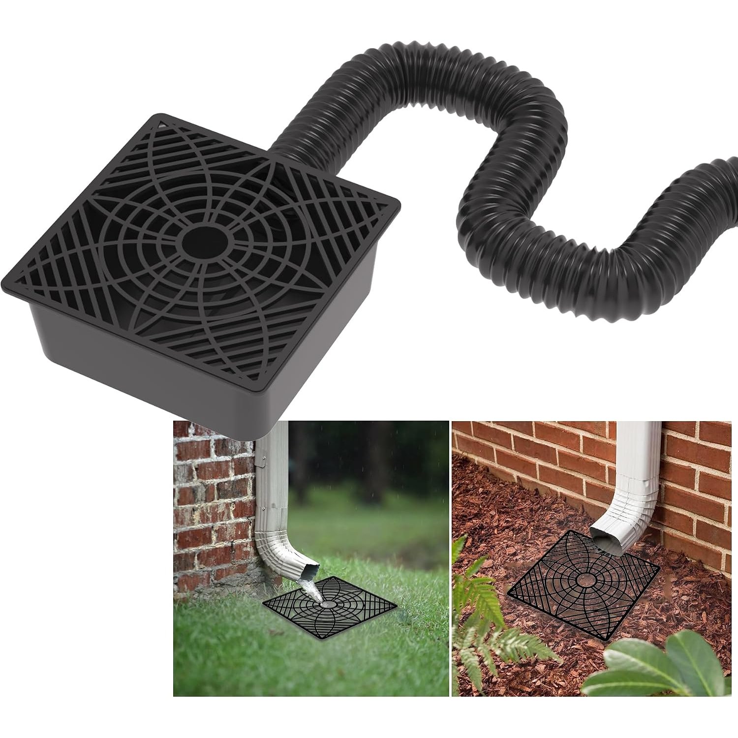 Downpipe Extension with Catch Basin Kit