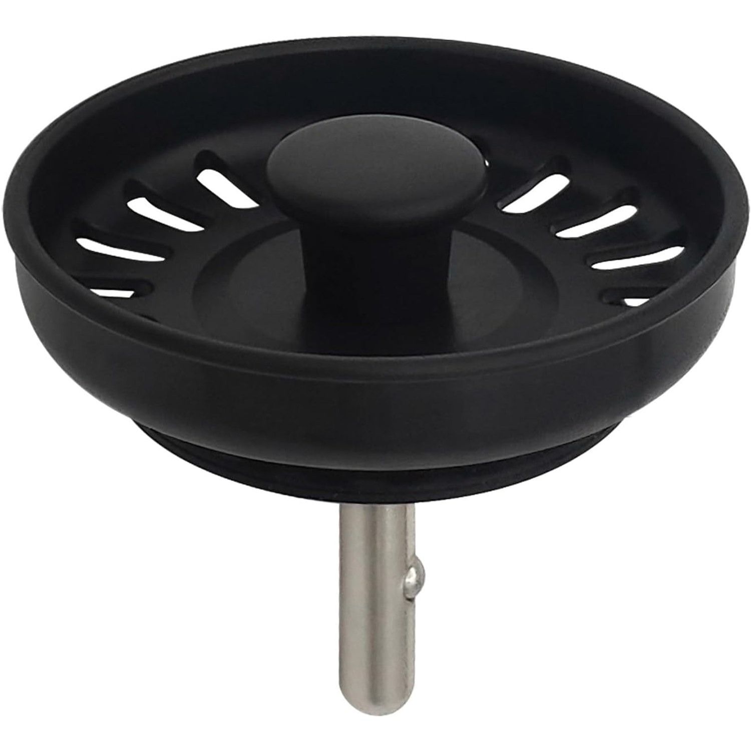 Black Sink Basket Strainer Stopper