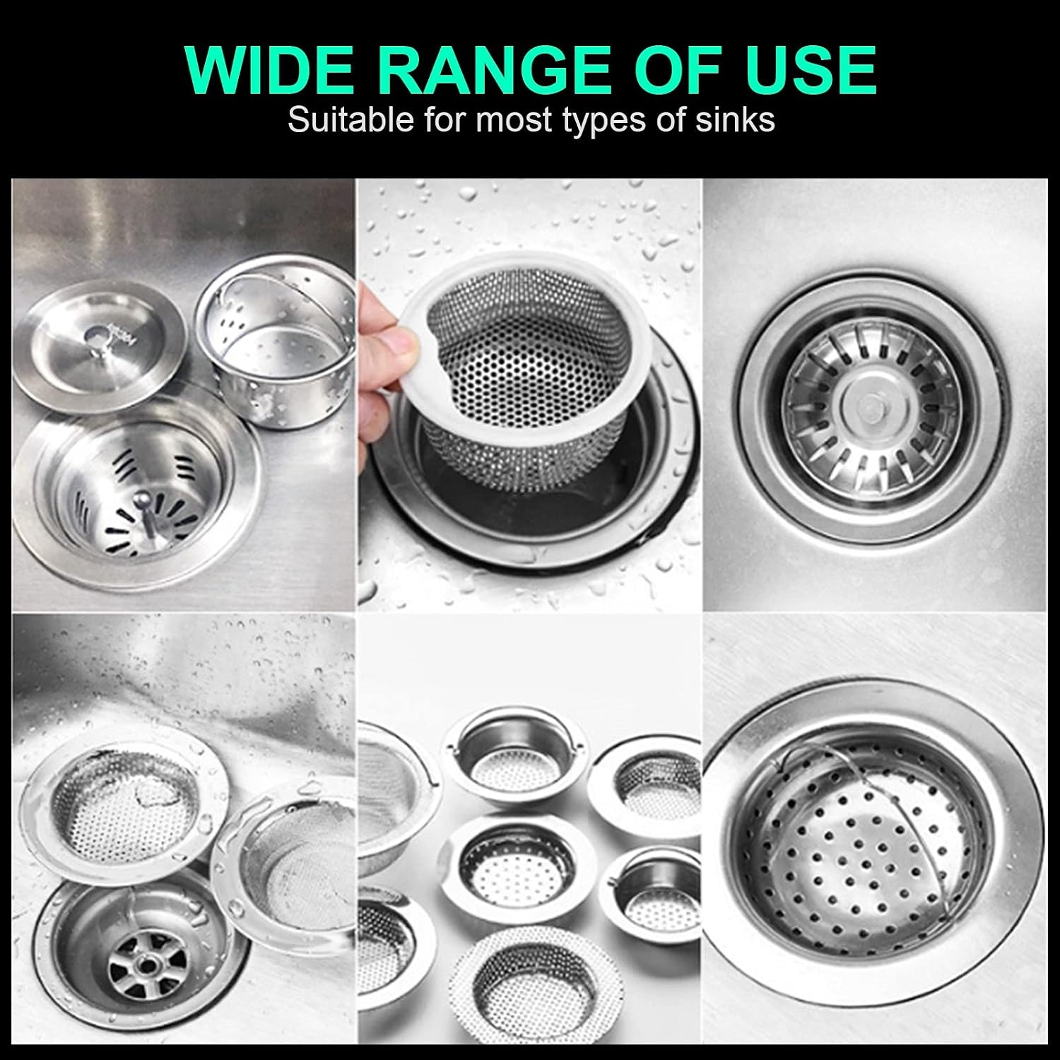 Disposable Sink Strainer Mesh Bags (300 Pack): image 5