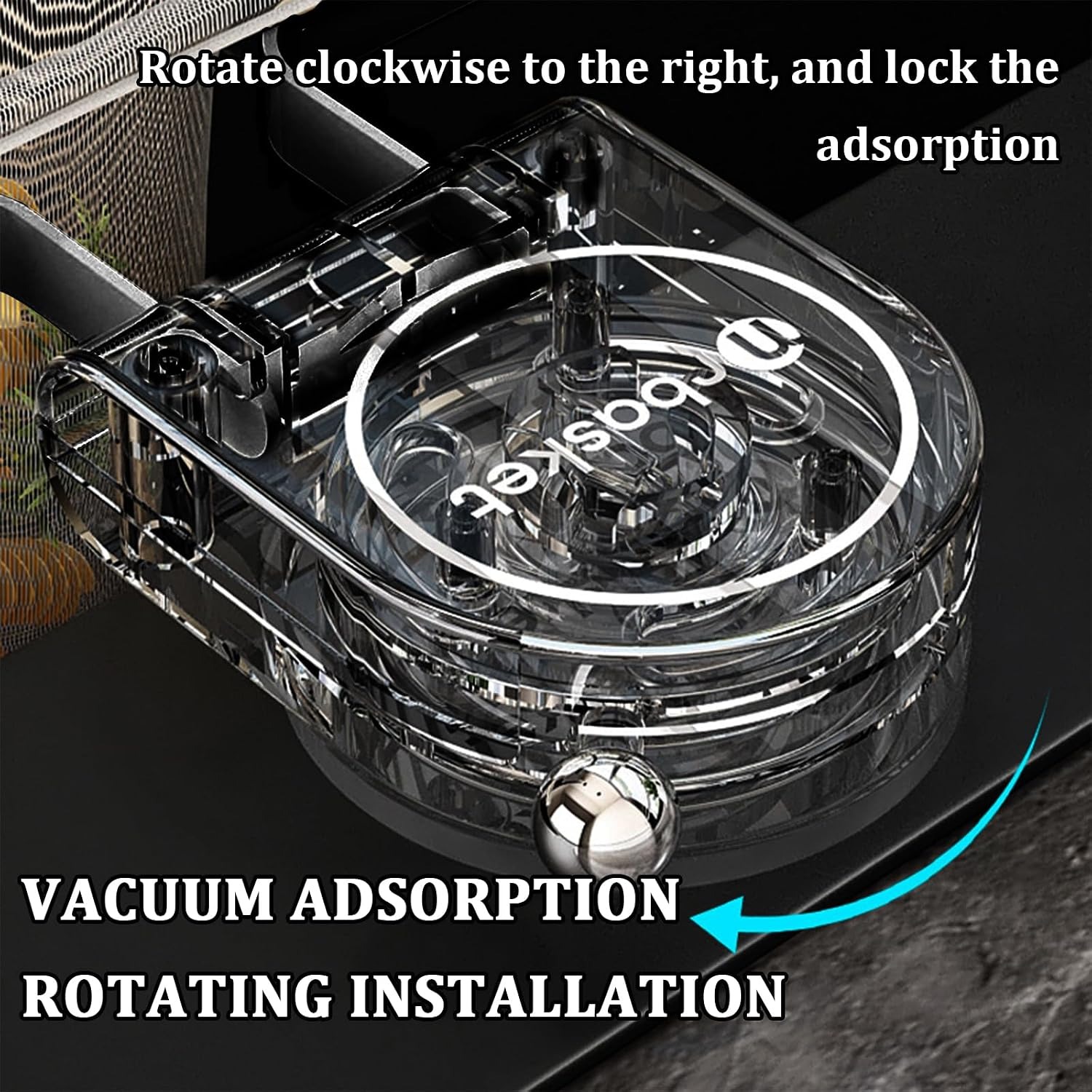 Folding Sink Strainer Holder with Mesh Bags: image 5