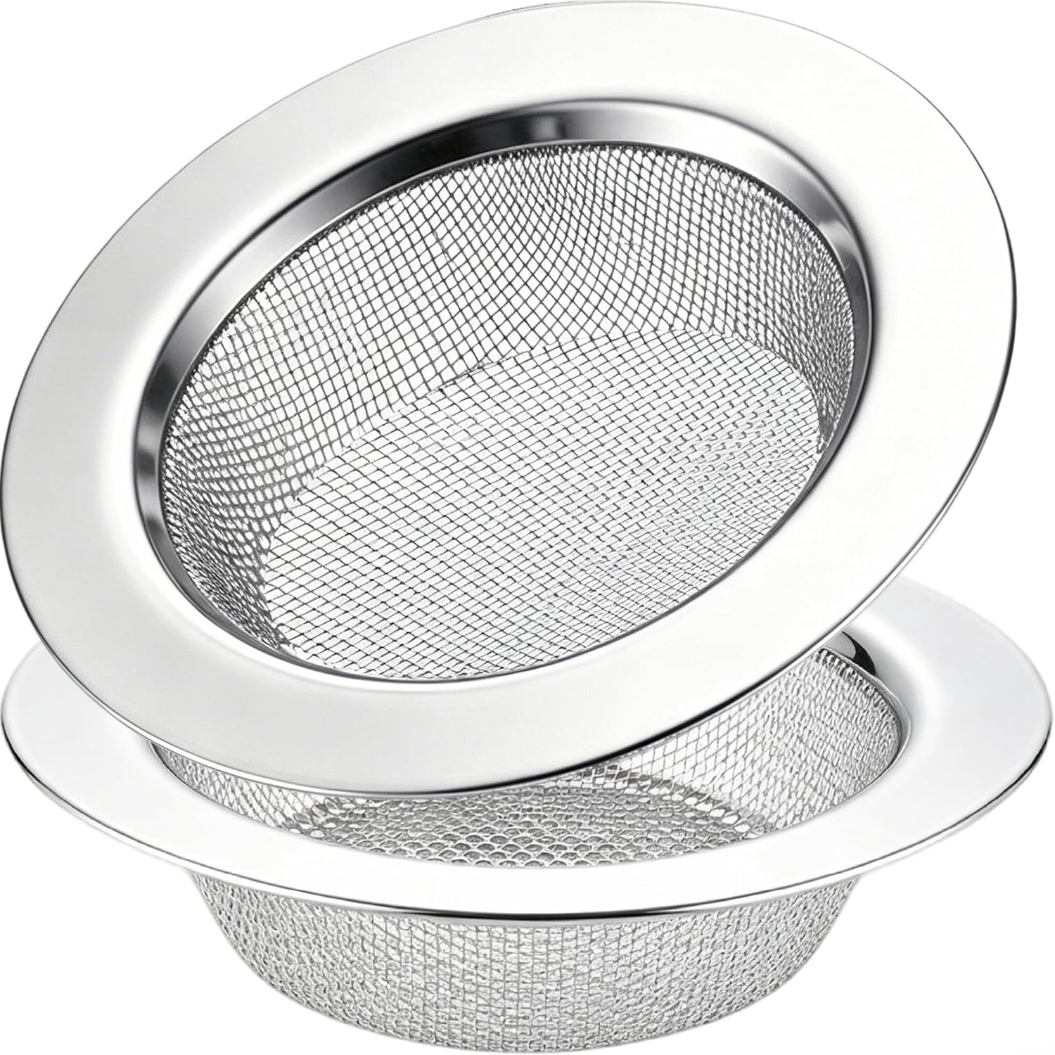 Wide Rim Kitchen Sink Strainer 2 Pack