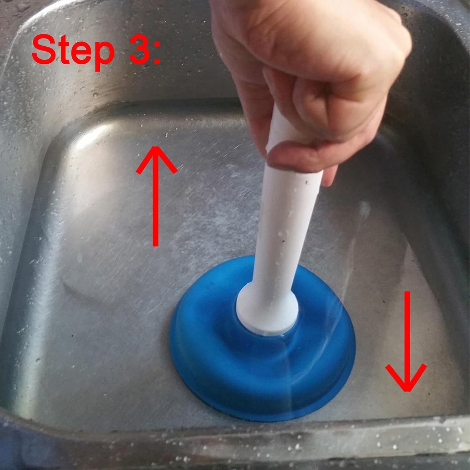Mini Sink Plunger with Short Handle: image 9