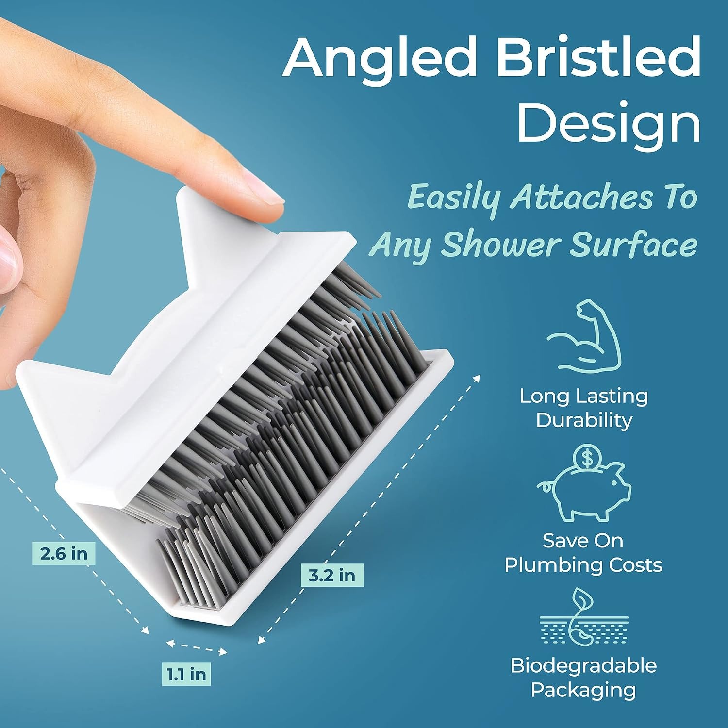 Wall Mounted Shower Hair Catcher: image 5