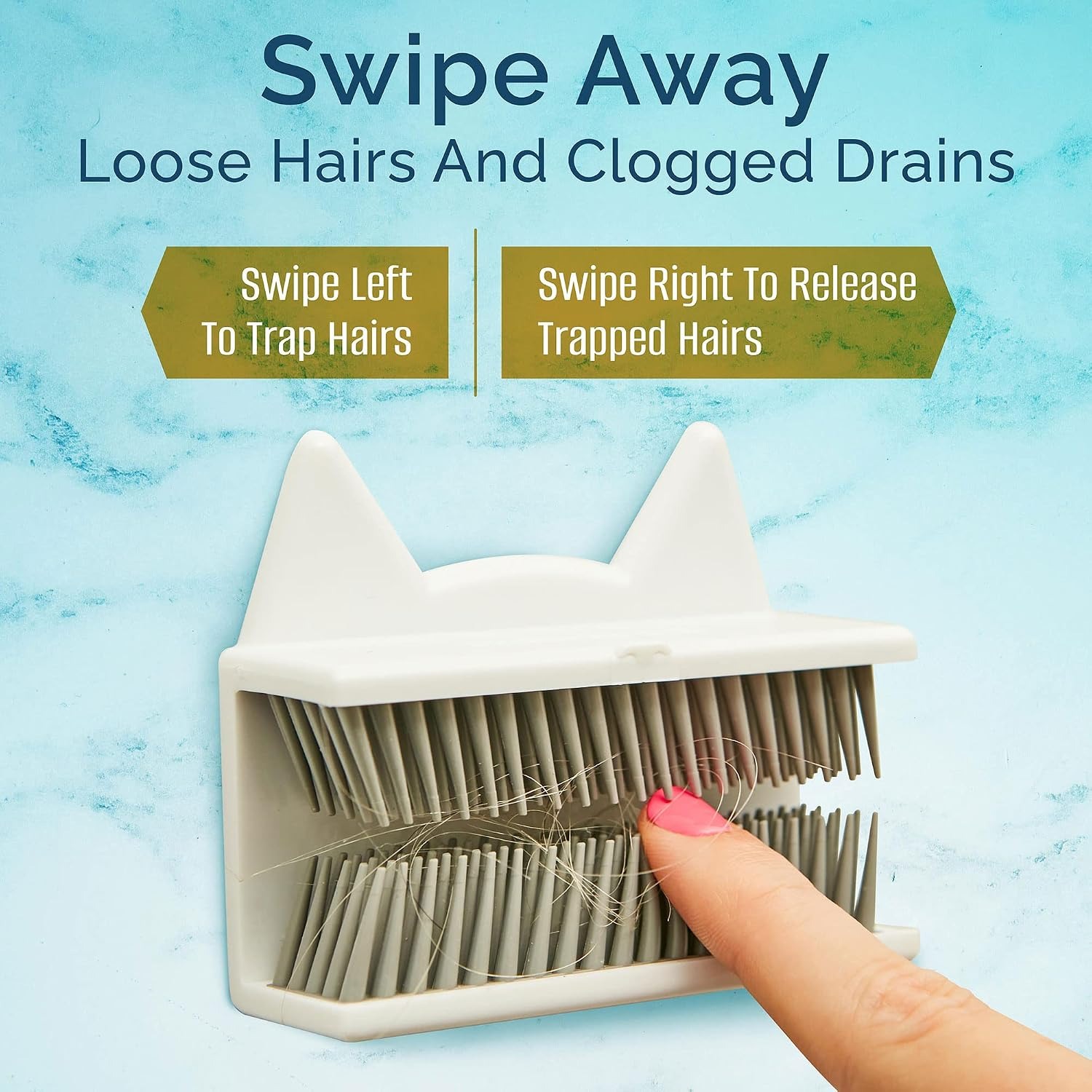 Wall Mounted Shower Hair Catcher: image 7