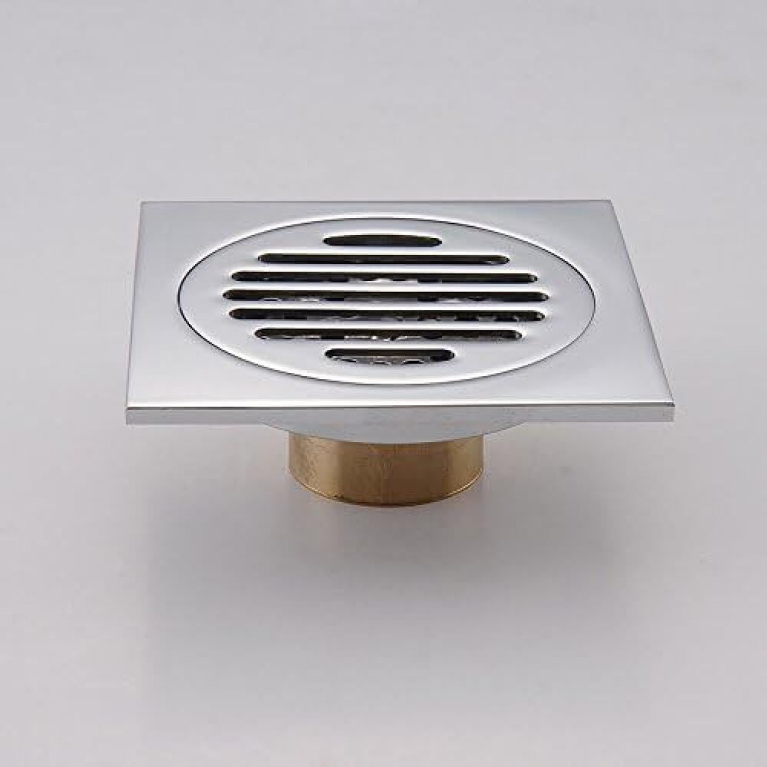 Tile Insert Square Floor Drain with Removable Strainer