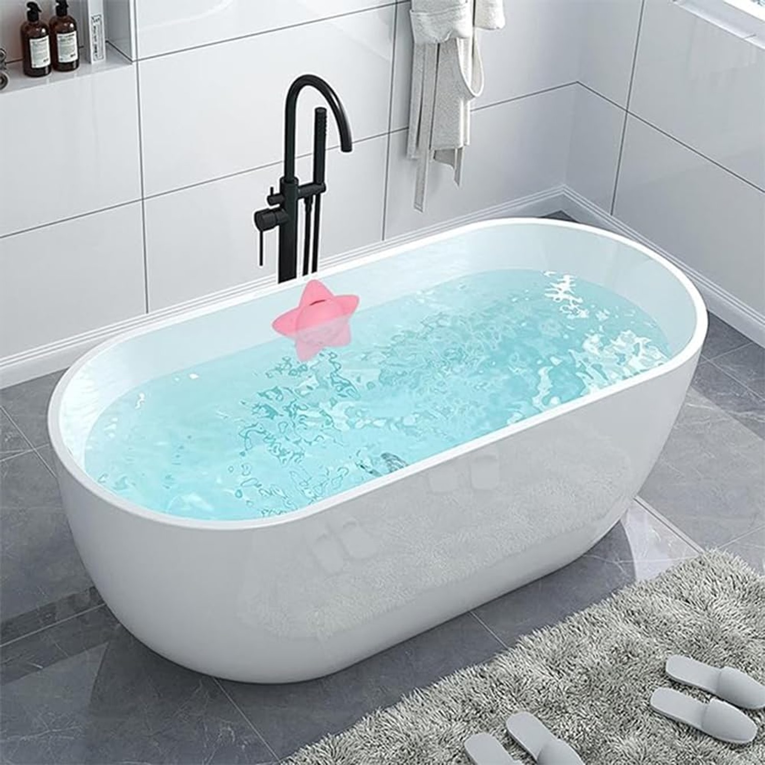 Silicone Bath Overflow Drain Cover: image 4
