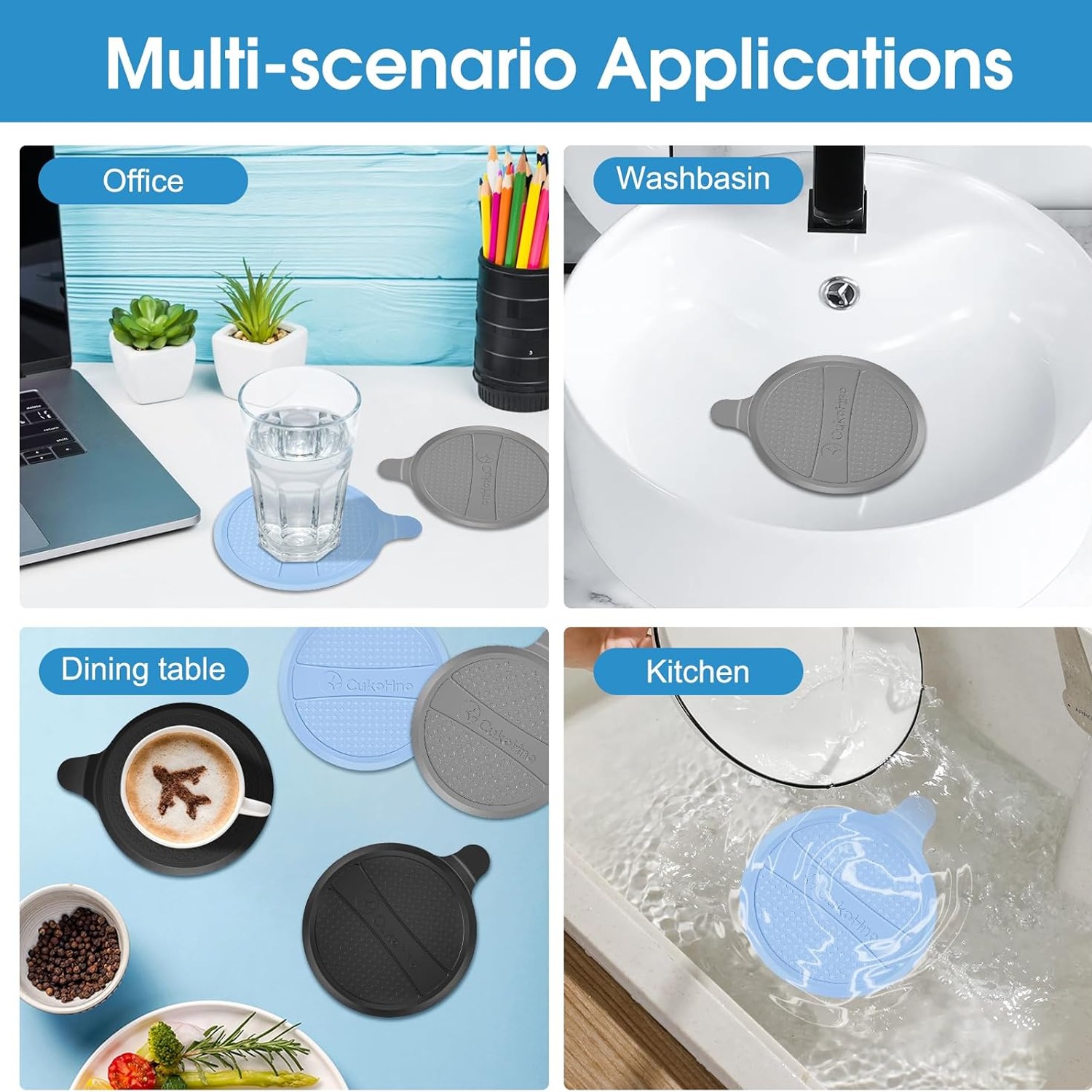 Silicone Bathtub Drain Stopper